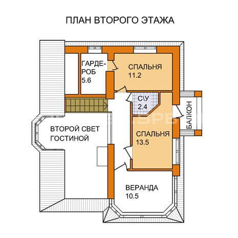 A-001-P проект оригинального дома