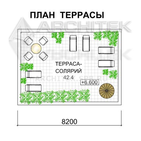 J-018-P проект небольшого современного дома из газобетона с плоской крышей