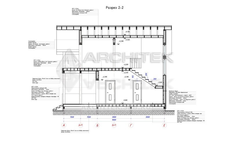RL-033-F Проект небольшого каркасного дома с мансардой, балконом, террасой 9х9