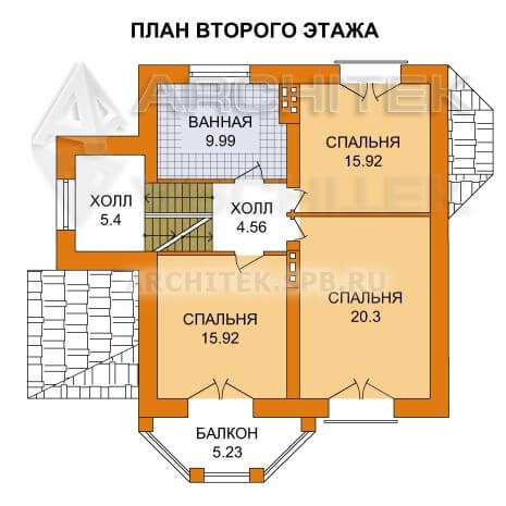 T-027-P Проект дома из пеноблоков с мансардой, цокольным этажом, гаражом, балконом, сауной, эркером