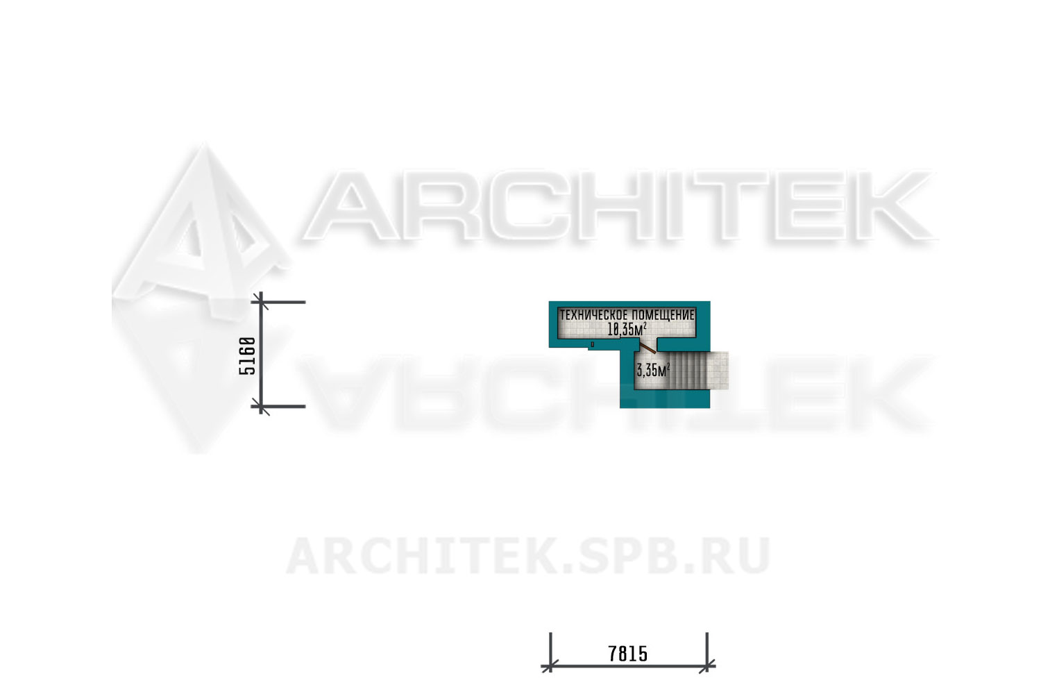 VR-279-K проект 3-этажного дома из кирпича с плоской крышей, подвалом, бассейном, террасой и балконом 17.68×26.45
